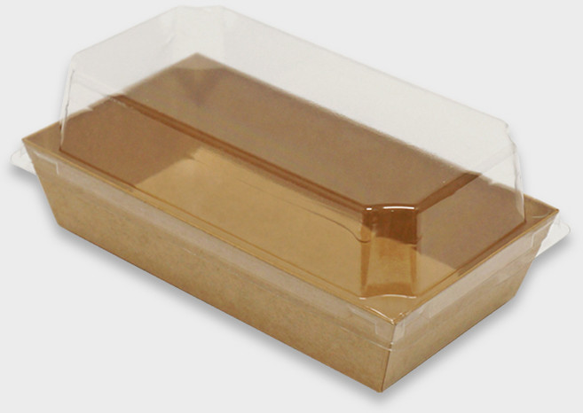 TYP 샌드위치용기 HC005 크라프트 100개 세트(용기+뚜껑), 1세트