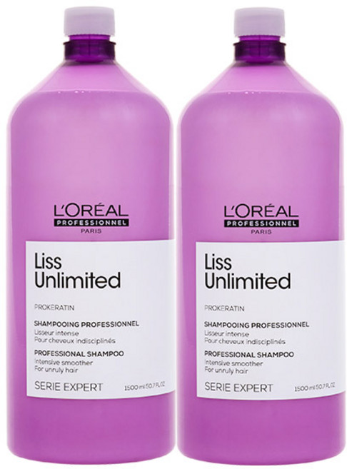 로레알 세리 익스퍼트 리스 언리미티드 샴푸 1500ml, 2개, 1.5L