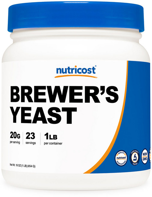 뉴트리코스트 Brewer's 맥주 효모 이스트 파우더, 1lb, 1개