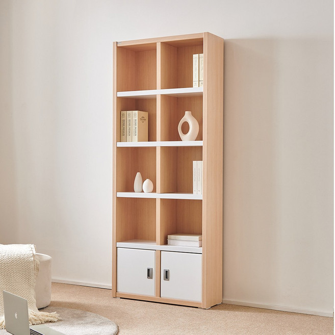 동서가구 피츠 엘 36T 800 5단 수납 책장 책꽂이 수납장 DF918073, 메이플화이트