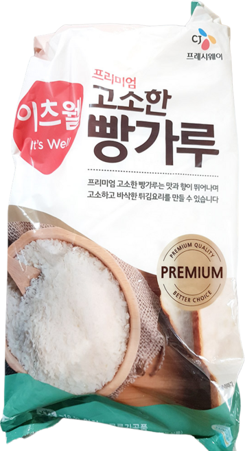 이츠웰 일식 빵가루 2kg 3개 글루텐코팅