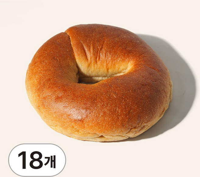 통밀 저당 고단백 프로틴 오리지널 베이글, 18개, 100g