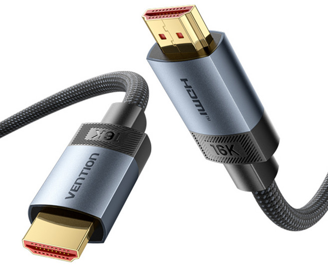 벤션 16K 96Gbps HDMI V2.2 초고해상도 모니터 케이블, 1개, 1.5m