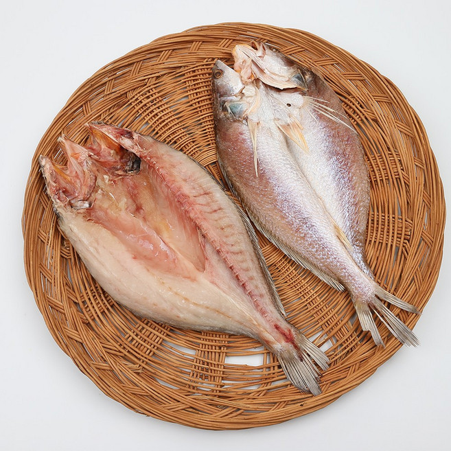 반건조 민어조기 (몽실이) 버터플라이 2마리 36-38cm전후, 2개, 410g