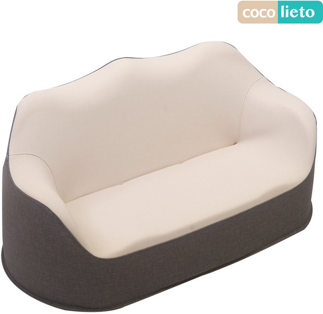 리에또 코지 유아소파 2인용 아기소파 바른자세 아기의자, 코지 클라우드