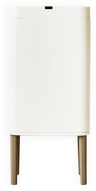 데코아르 스마트 자동센서 스테인레스 휴지통 (20L 전용), 크림 아이보리 (다리 4개 증정)