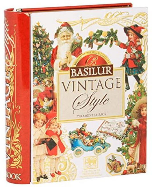 선물홍차 바실라 티 미니어처 티북 빈티지(10g) 스트로베리 바닐라 크림 플레이버 5봉입, 1개
