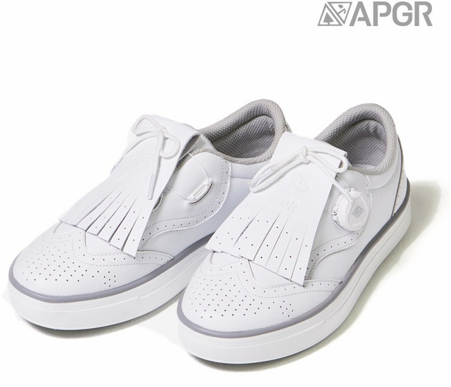 [APGR]여성 천연소가죽 다이얼 골프화 스파이크리스 스크린골프화 파크볼화 TD01