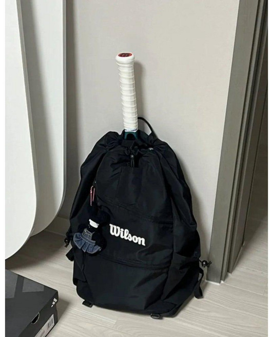 월슨 wilson 롤랑가로스 프랑스오픈 투어백 테니스 가방 토너먼트백 라켓백 배드민턴백 라켓가방 A. 검은색 1개, A. 검은색 × 1개