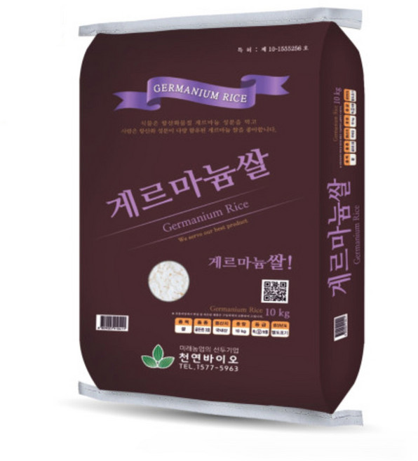 나성 게르마늄 쌀, 10kg, 1개
