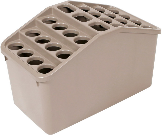 지오리빙 대형 우산꽂이 15구 24구 27구 우산보관함 정리함 우산통 업소용 식당 음식점 카페, 브라운, 1개