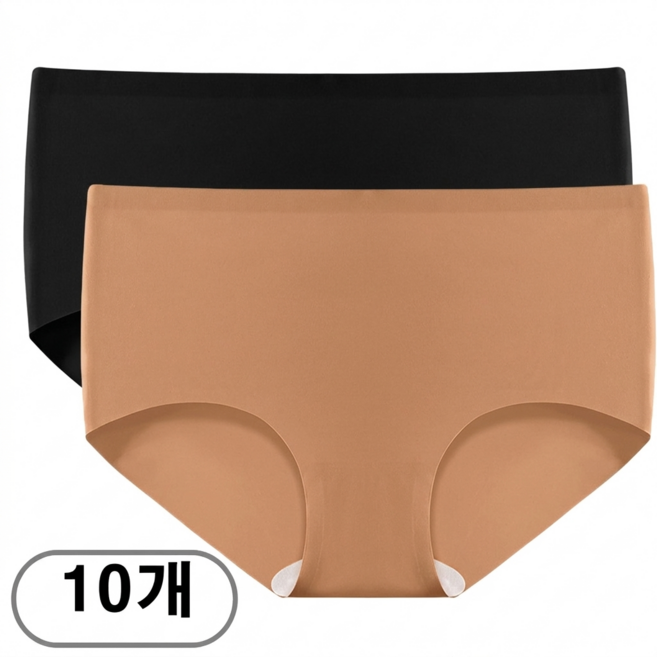 차쿠 여성 노라인 팬티 무봉제 시원한 팬티 10종세트