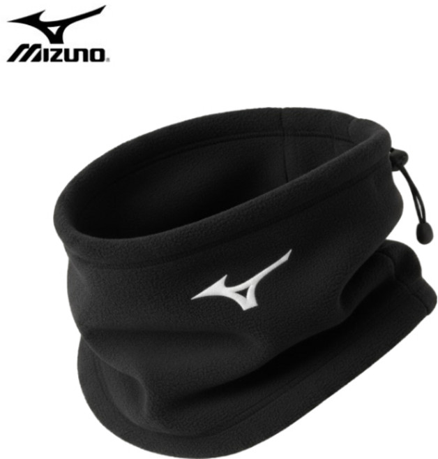 미즈노 웨이브프로 기모 넥워머 겨울목토시 방한용품 한국미즈노정품 2027년, 1개, 블랙(BLACK)