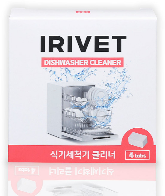 아이리벳 식기세척기 클리너 내부청소용, 4개, 22g