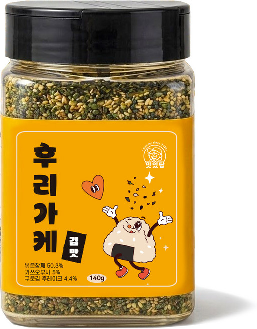 맛있당 후리가케 밥가루 주먹밥 후리가께 김맛, 1개, 140g