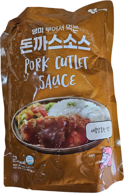 영미 큰댁 부어먹는 돈까스소스 1박스(2kg X 6봉) / 돈까스양념/ 소스, 1박스, 333.33g