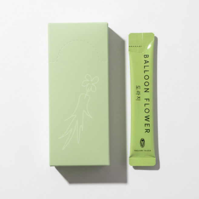 노랑튤립 수제 3년근 도라지청스틱, 1개, 10개입, 20g