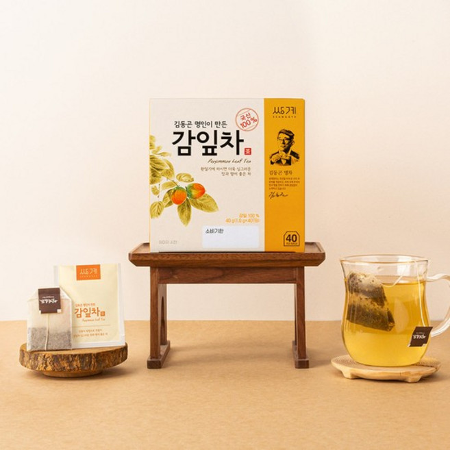 쌍계명차 김동곤 명인이 만든 감잎차, 1g, 40개입, 1개
