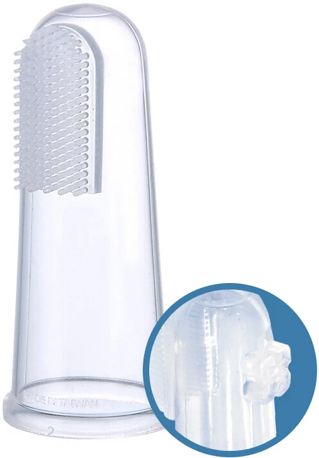 유아 실리콘 손가락 칫솔/치아&잇몸겸용, 은성 실리콘 칫솔(치아&잇몸), 1개, 1개입 - 쿠팡