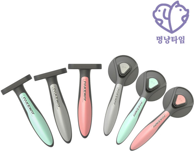 멍냥타임 원터치 펫 써클 스퀘어 브러쉬 고양이 강아지 슬리커 빗 죽은털 제거 단모종 장모종, 원터치펫스퀘어브러쉬핑크, 1개