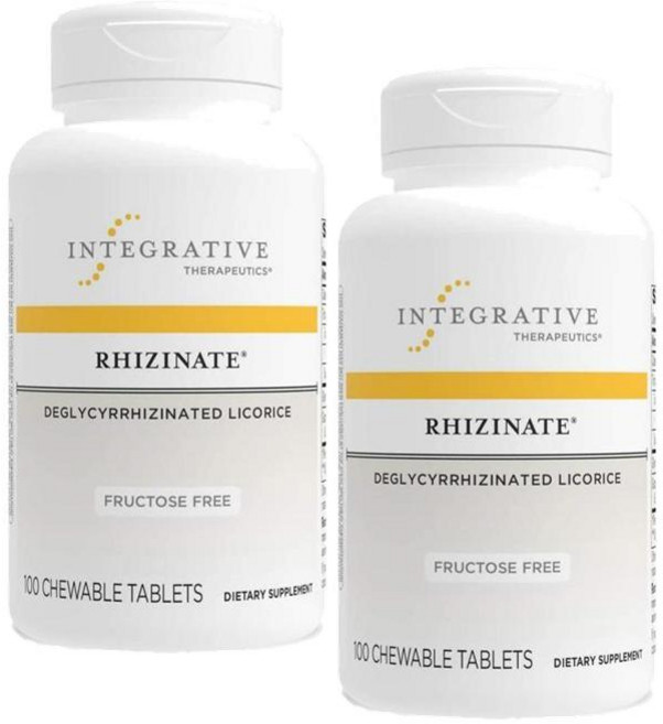 인테그라티브 리지네이트 DGL 감초 리코리스 츄어블 Integrative Therapeutics Rhizinate DGL Licorice, 100정, 2개
