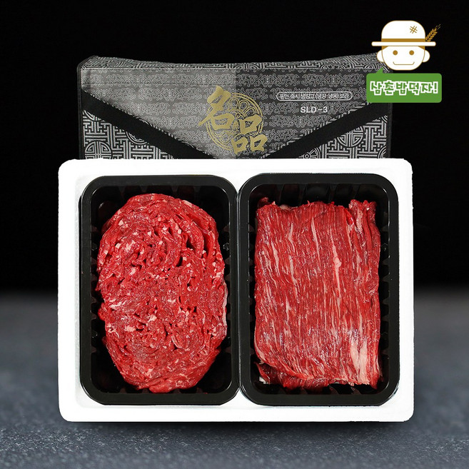 [나주목장] 전라도 한우 1등급 선물세트(불고기+국거리), 1개