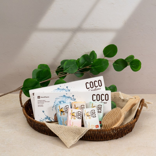 COCO 세안비누 5개(클래식 마린 버베나 아몬드 플로랄) 선물세트 / 코코넛오일100% 천연비누 세안비누 여드름비누 올인원비누 샤워비누 코코넛비누, 100g, 5개입