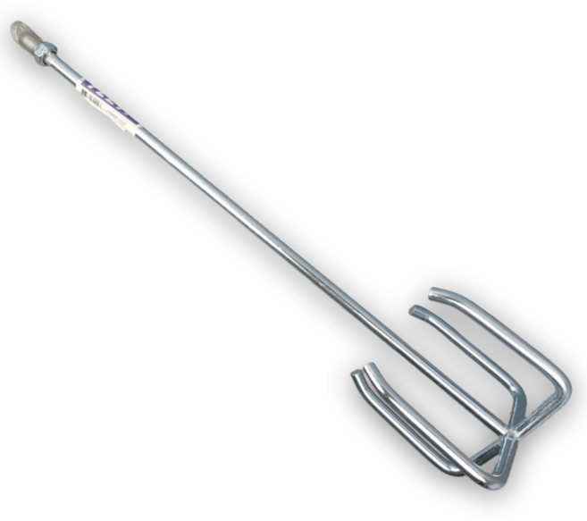 옐릿 믹서기날 교반기날 믹서기 날 타일 미장 4날 볼트타입, 1개