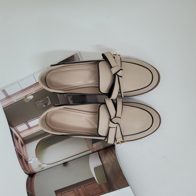 바이올렛 리본 버클 로퍼 (3.5cm 3color)