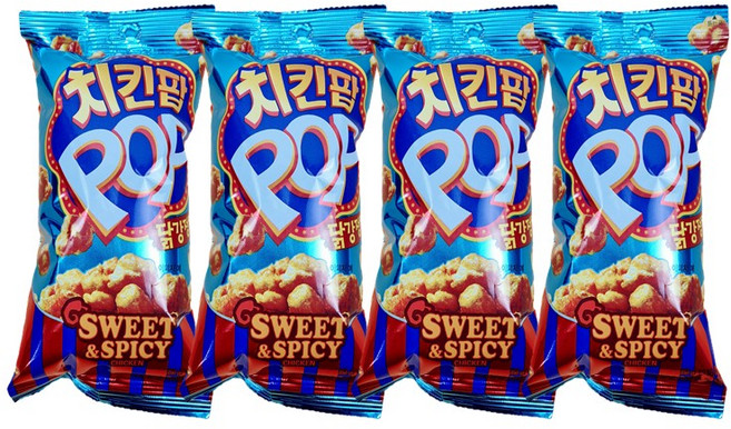 오리온 치킨팝 닭강정맛, 65g, 4개