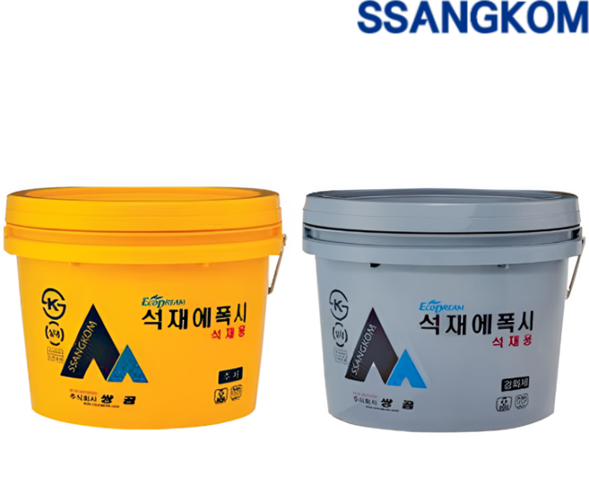 돌본드 석재용 쌍곰 에폭시 주제4kg+경화제4kg 1세트, 1개