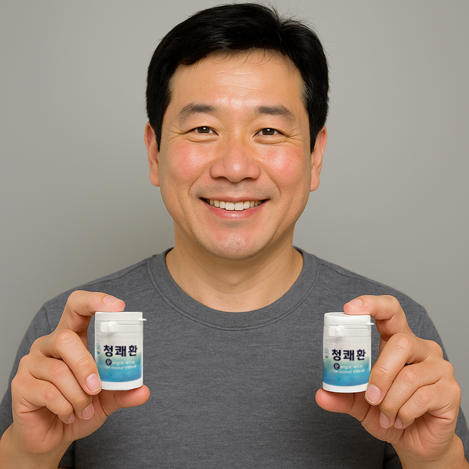 청쾌환 100% 발효 한방 소화환 2병(매일 먹어도 되는 소화환), 2개, 50g