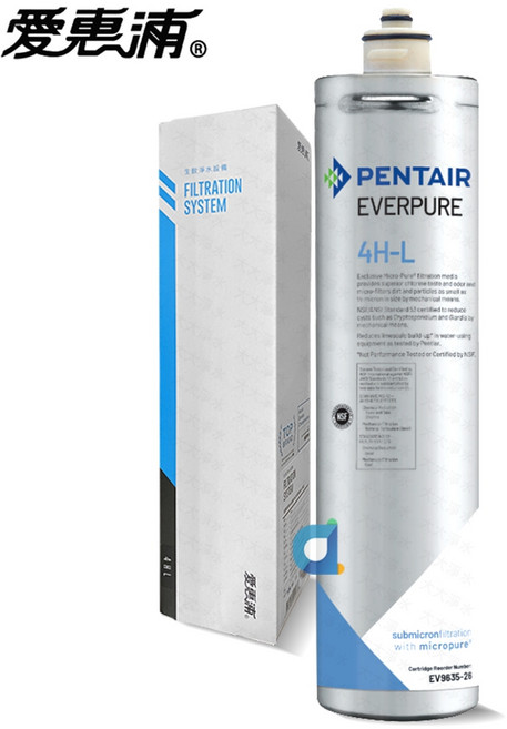 台灣愛惠浦 EVERPURE 4HL 除鉛型原廠公司貨盒裝濾芯, 1個, 016722656