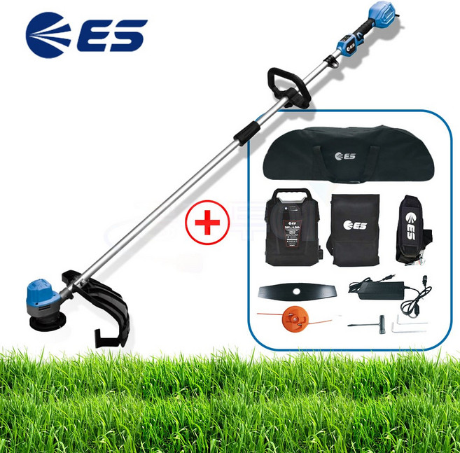 ES산업 무선 충전 예초기 BC54S 풀세트 벌초 제초 견착식 충전식 예초기, 1개