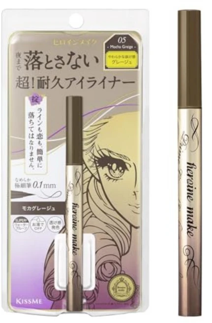 히로인 메이크 프라임 리퀴드 아이라이너 0.1mm 극세사, 1개, 05 모카그레이지 - 쿠팡