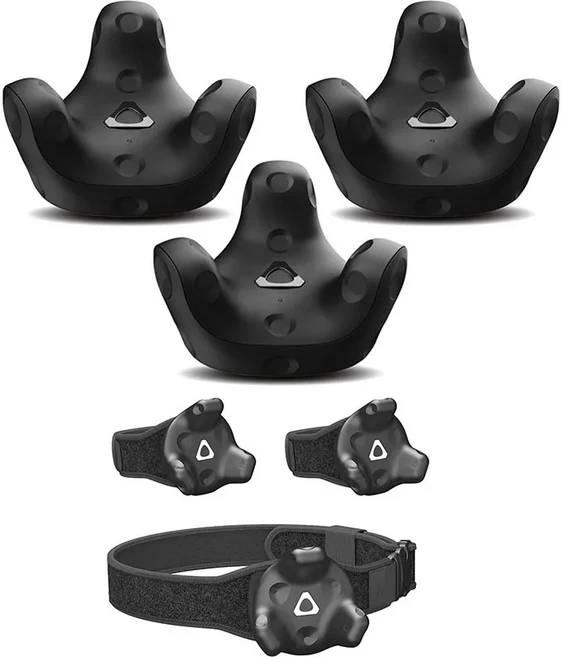 HTC 3팩 VR VIVE 베이스 스테이션 1.0 2.0 트래커 3.0 트랙스트랩스 풀 바디 트래킹 글래스 번들, 08 Set 1