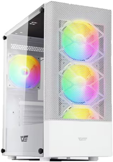 서민컴퓨터 조립컴퓨터 조립PC 게이밍PC 게임용 컴퓨터 본체 롤 오버워치 피파 배그 배틀그라운드 펠월드 디아블로 데스크탑 고사양PC, 화이트, 16GB, 500GB, Free DOS, CG6