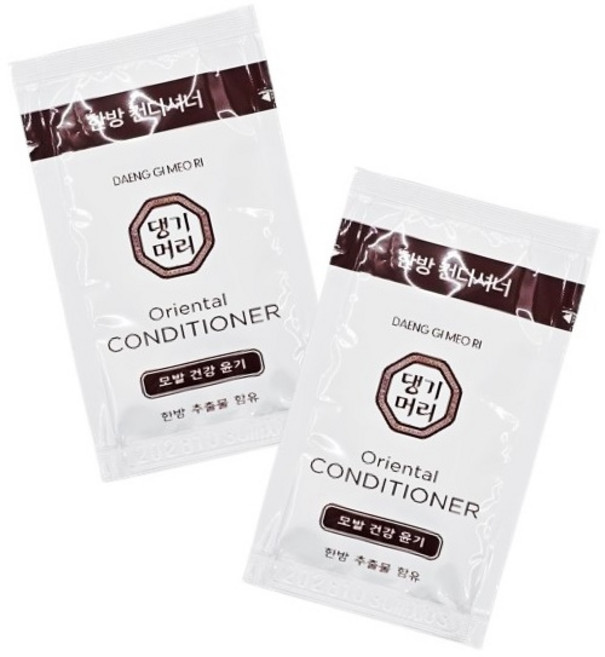 여행용 일회용 댕기머리 한방컨디셔너 50개+1개 1회용 휴대용, 51개
