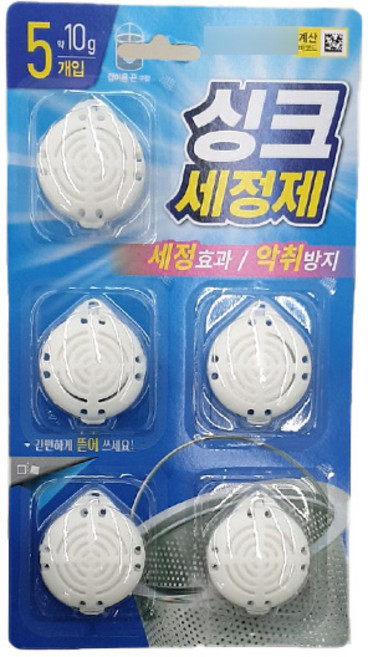 씽크 세정제, 1개, 50g