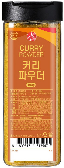 아이엠소스 커리파우더, 1개, 100g
