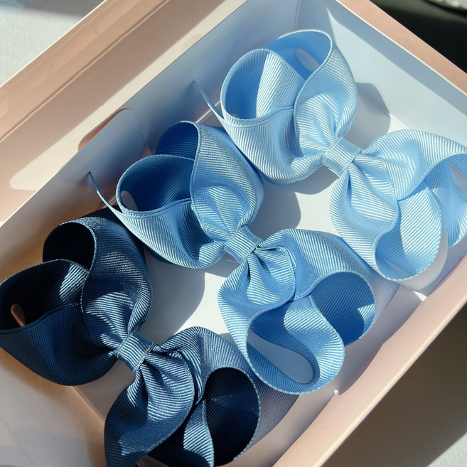 쏘엘 새로이볼륨리본 헤어핀 3종 선물세트