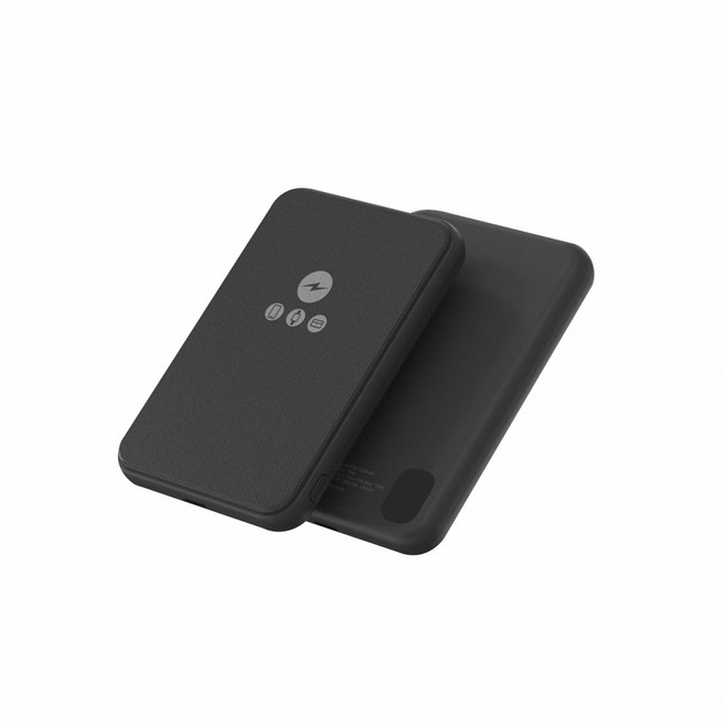POLYBATT MINI磁吸三用快充行動電源, 霧黑