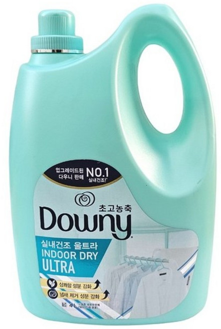 다우니 초고농축 실내건조 섬유유연제 프레시클린 본품, 4L, 1개