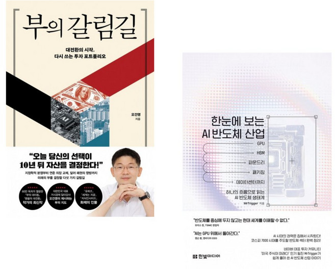 (오건영) 부의 갈림길 + (MrTrigger) 한눈에 보는 AI 반도체 산업 (전2권)
