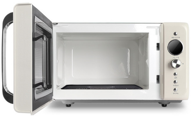 매직쉐프 레트로 플랫 무회전 전자레인지 MEM-GRT20DC 20L