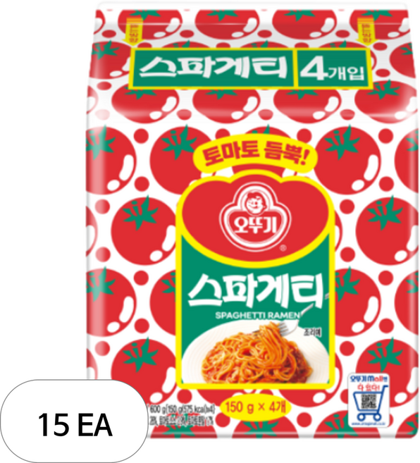 오뚜기 프레스코 로제 스파게티 소스, 600g, 15개