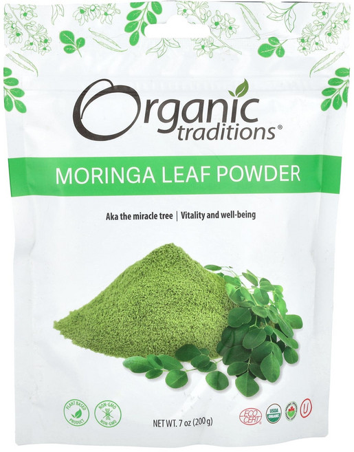 오가닉트레디션스 모링가 잎 분말 200g(7oz), 1개, 200g