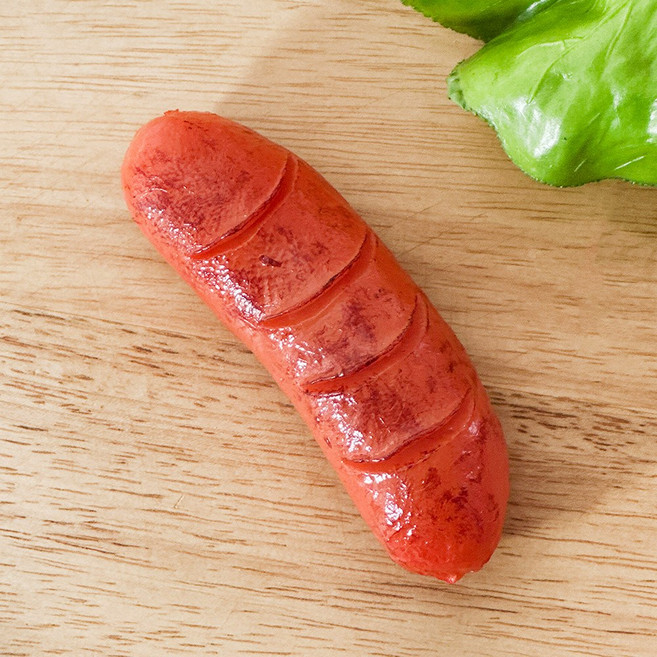 한소픈 모조 육류 음식 모형 인테리어 소품 장식용 촬영용, 고급 소세지(대)