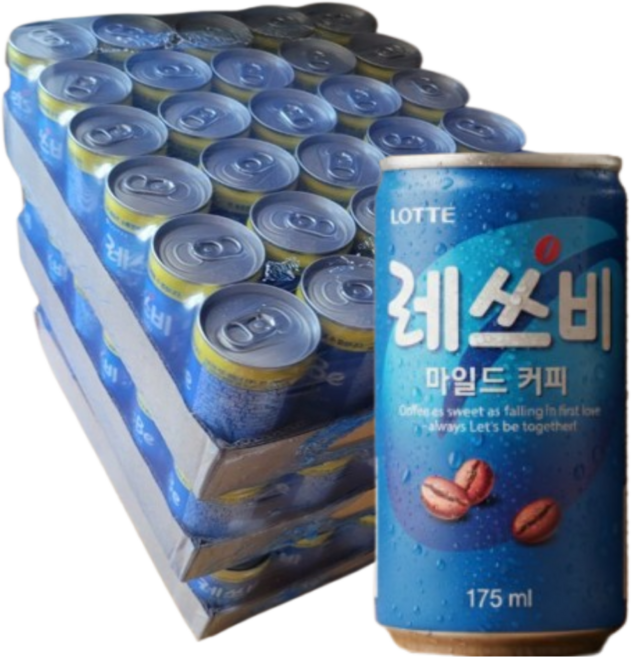 레쓰비 마일드 캔커피, 150ml, 60개