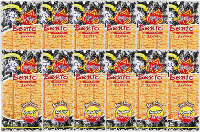 벤또 핫징어 앵그리&스파이시 12g X 12, 12개